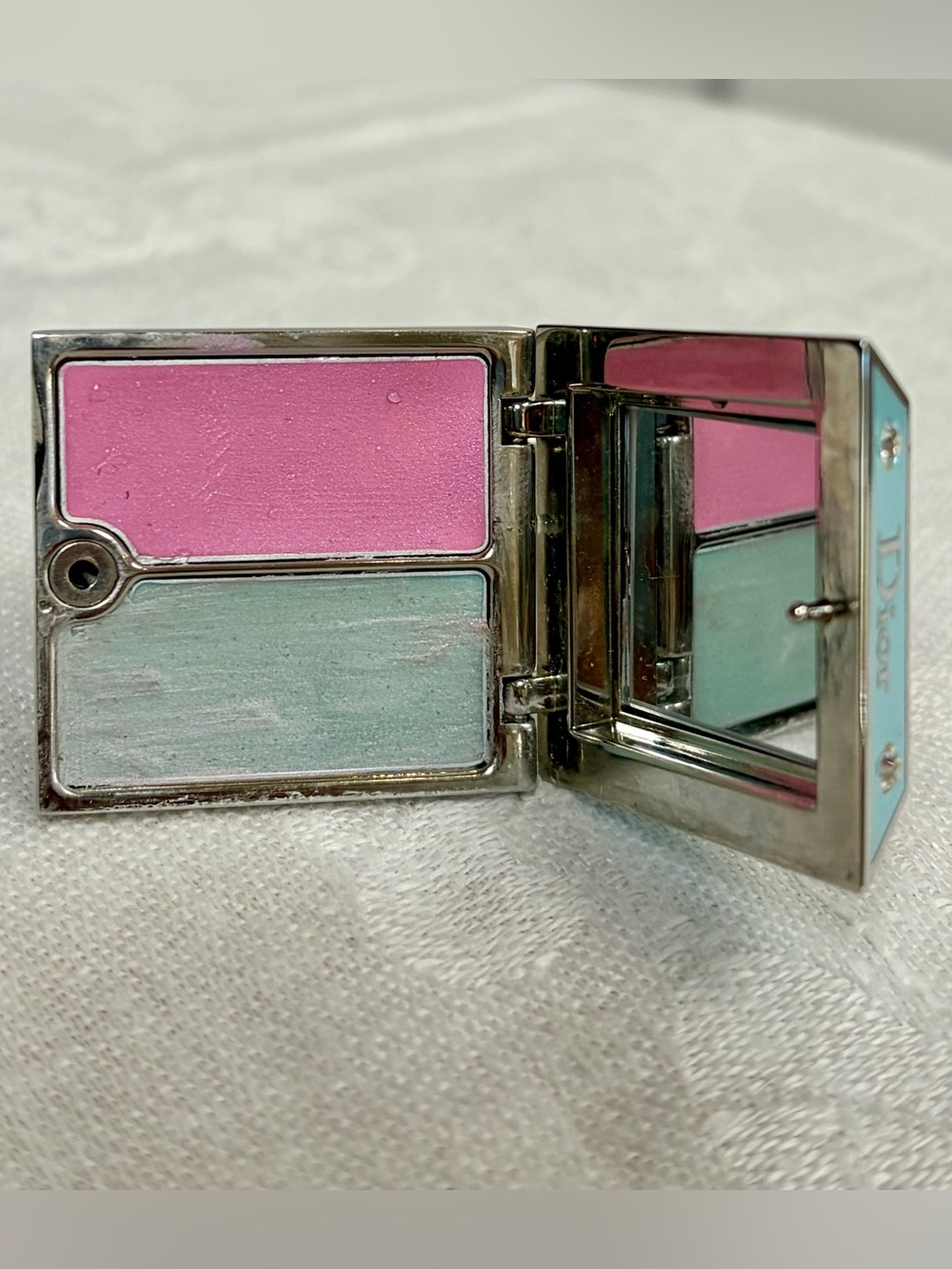 Dior 2005 Princess Ring&Compact, Crystals, mirror, bagcharm, collectible,blue - Picture 9 of 12